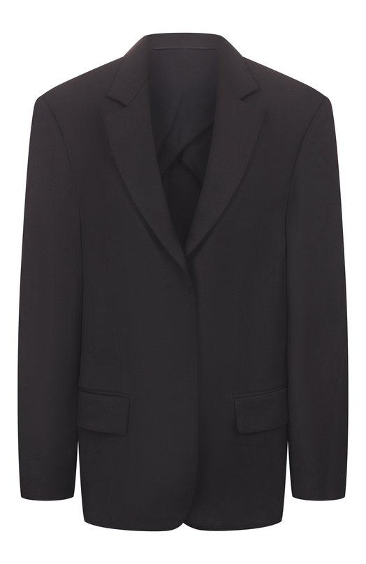 Шерстяной жакет Balenciaga 838848/TJT35 Чёрный 838848/TJT35