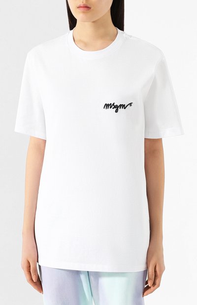 Хлопковая футболка MSGM, арт. 2841MDM232 207298, фото 3