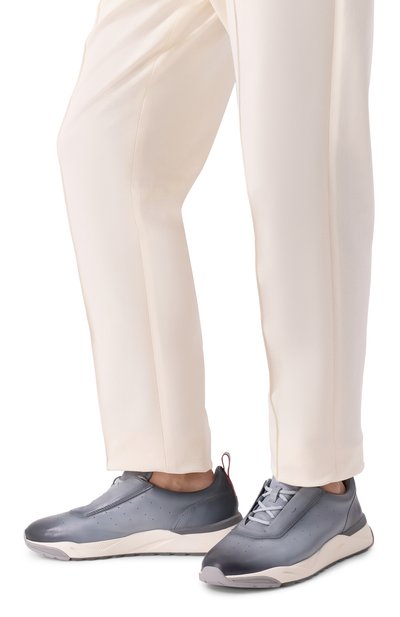 Кожаные кроссовки innova SANTONI, арт. MBIG22027BGRTG0N, фото 3