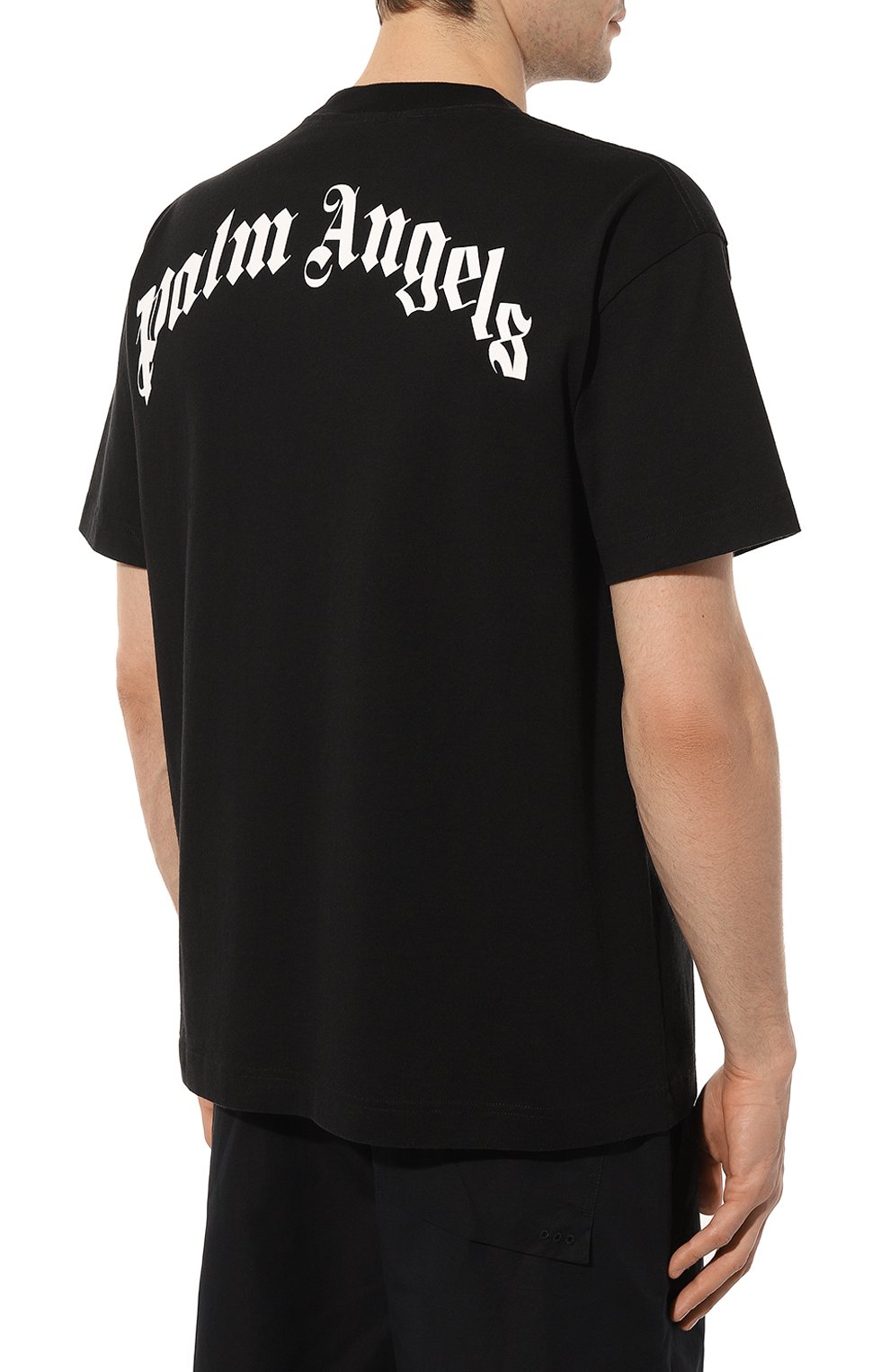 Хлопковая футболка PALM ANGELS, арт. PMAA001C99JER0131055, фото 4