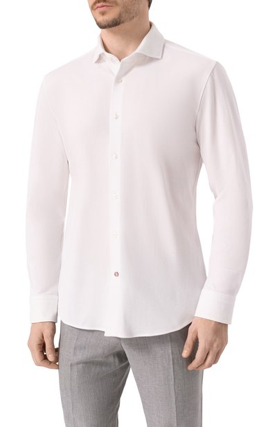 Хлопковая рубашка BOSS, арт. 50527675, фото 3