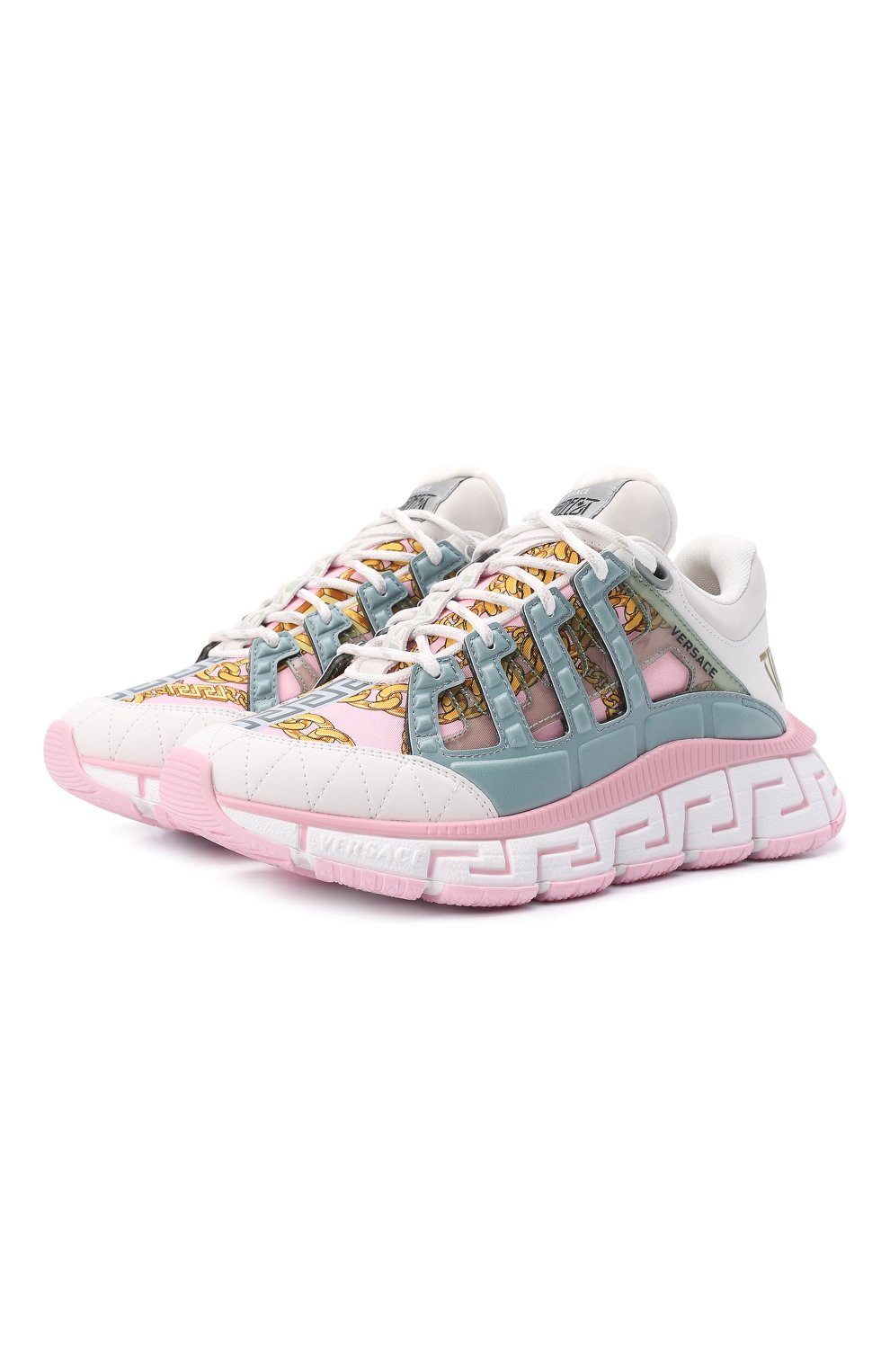 Текстильные кроссовки trigreca VERSACE, арт. 1004182/1A02707,  фото 1
