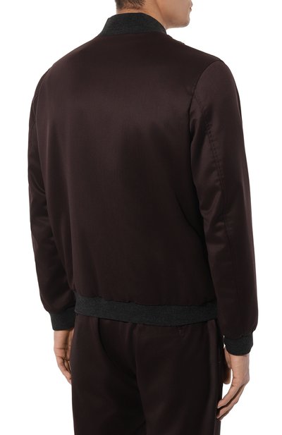 Шерстяной бомбер ZILLI, арт. B0M01BZS66036ZS000001, фото 4