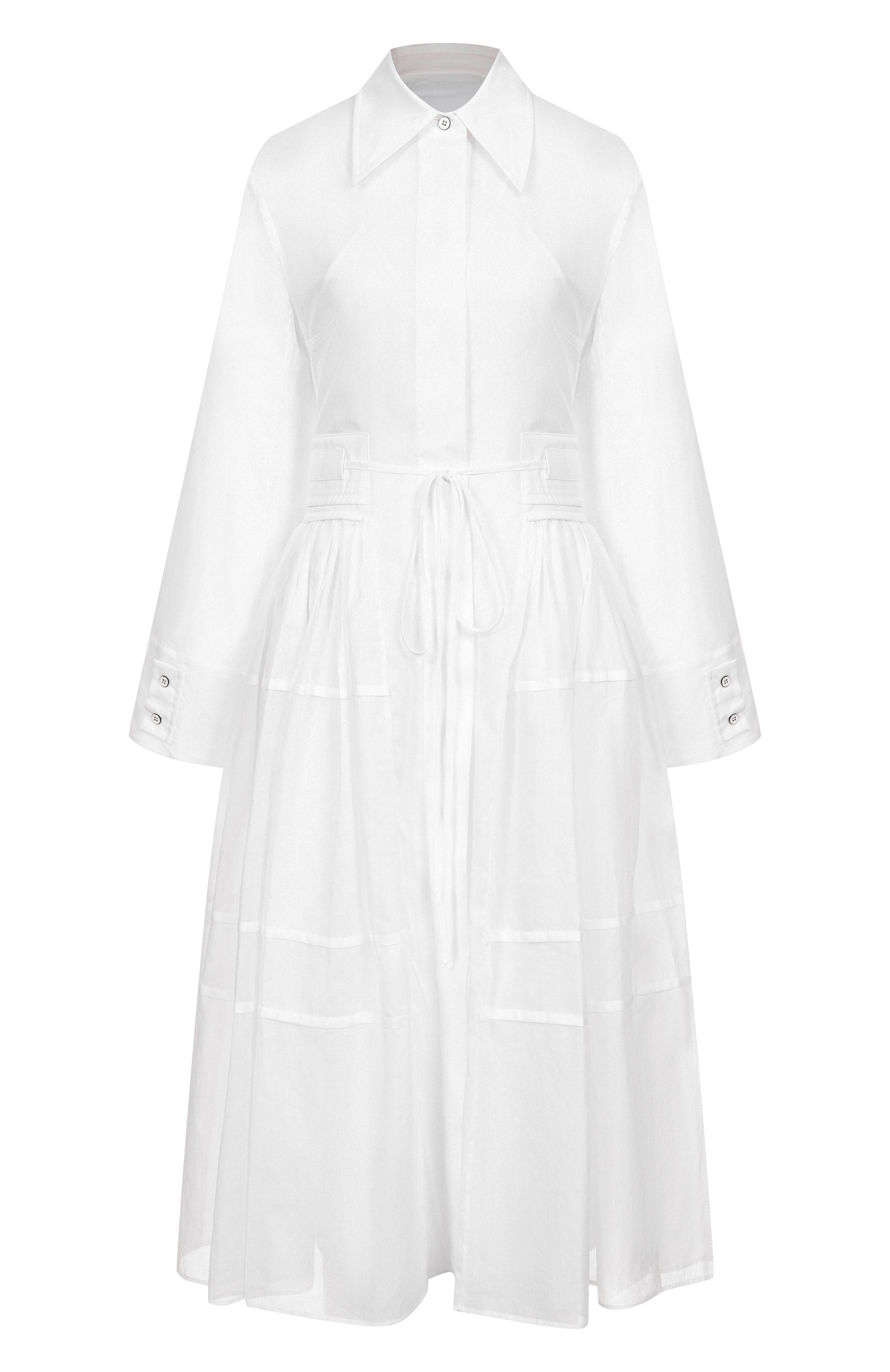 Хлопковое платье JIL SANDER, арт. J02CT0440-J45014, фото 1