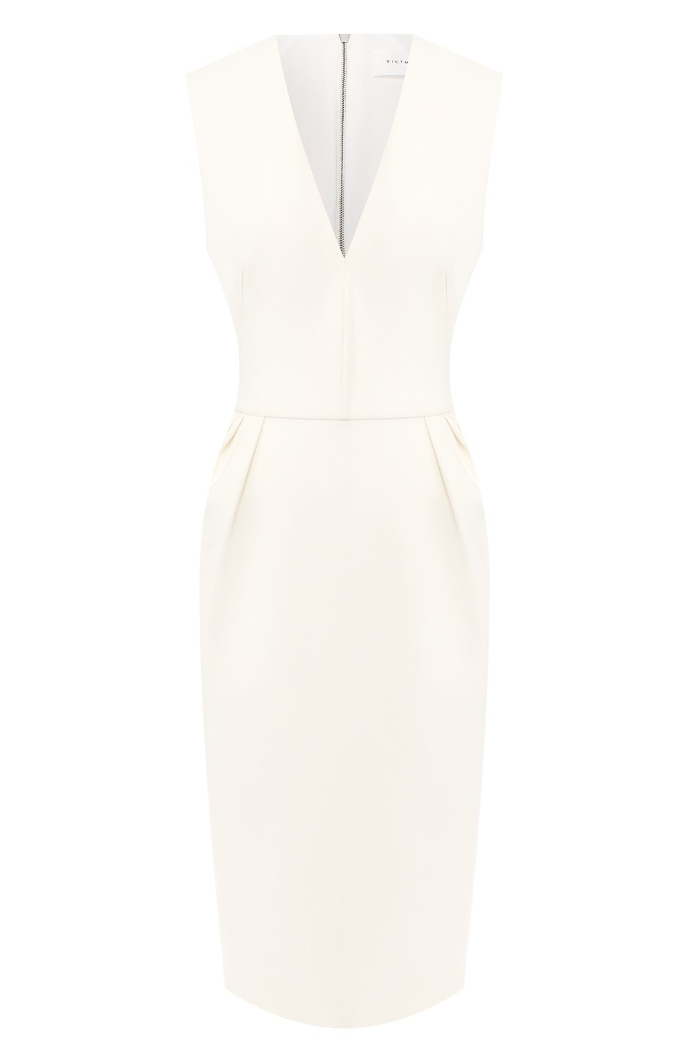 Приталенное платье VICTORIA BECKHAM, арт. DR FIT 6743 PSS19 B0NDED CREPE, фото 1