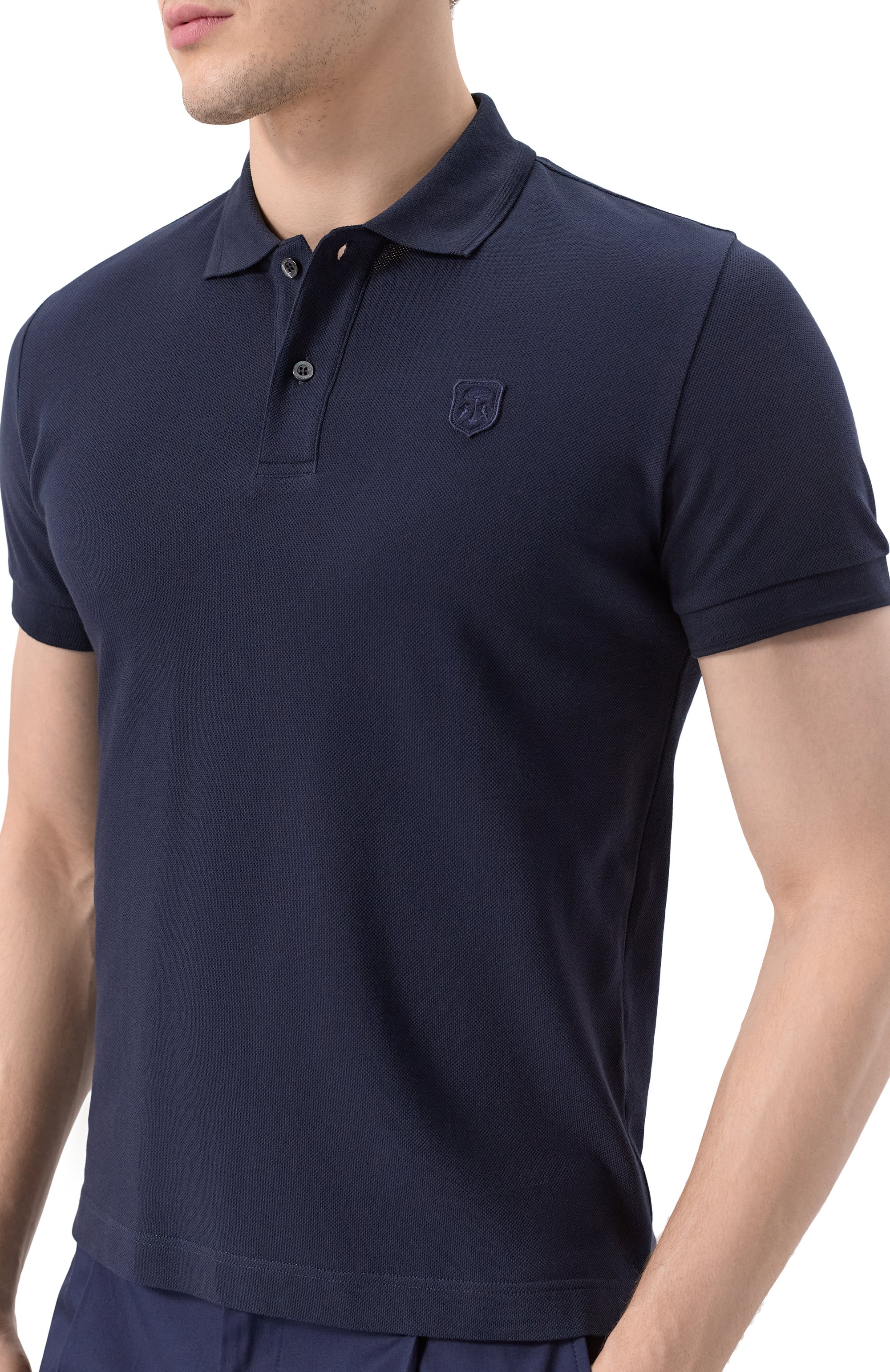 Хлопковое поло CORNELIANI, арт. 25G570-2525045, фото 5