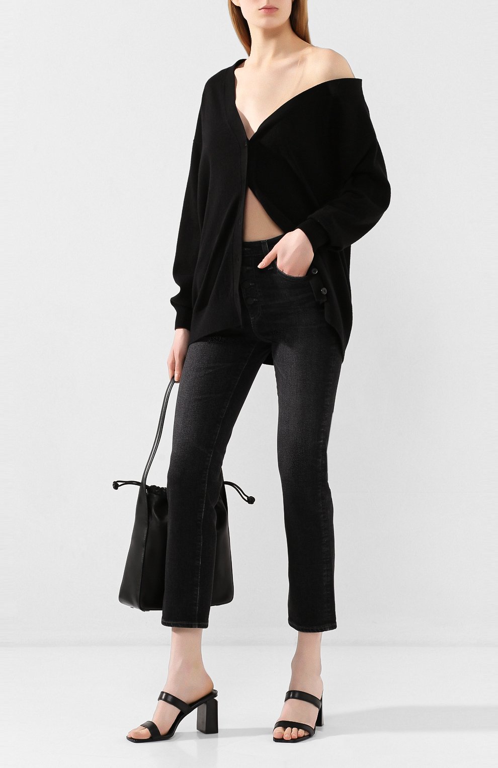 Кардиган из смеси шерсти и вискозы ALEXANDER WANG, арт. 1KC1203007, фото 2