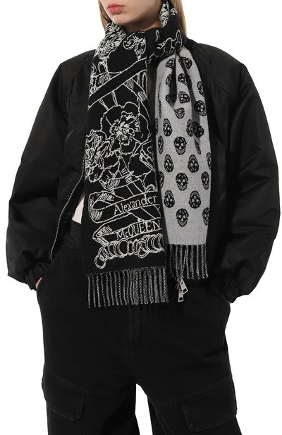 Двусторонний шарф ALEXANDER MCQUEEN, арт. 755076/3200Q, фото 3
