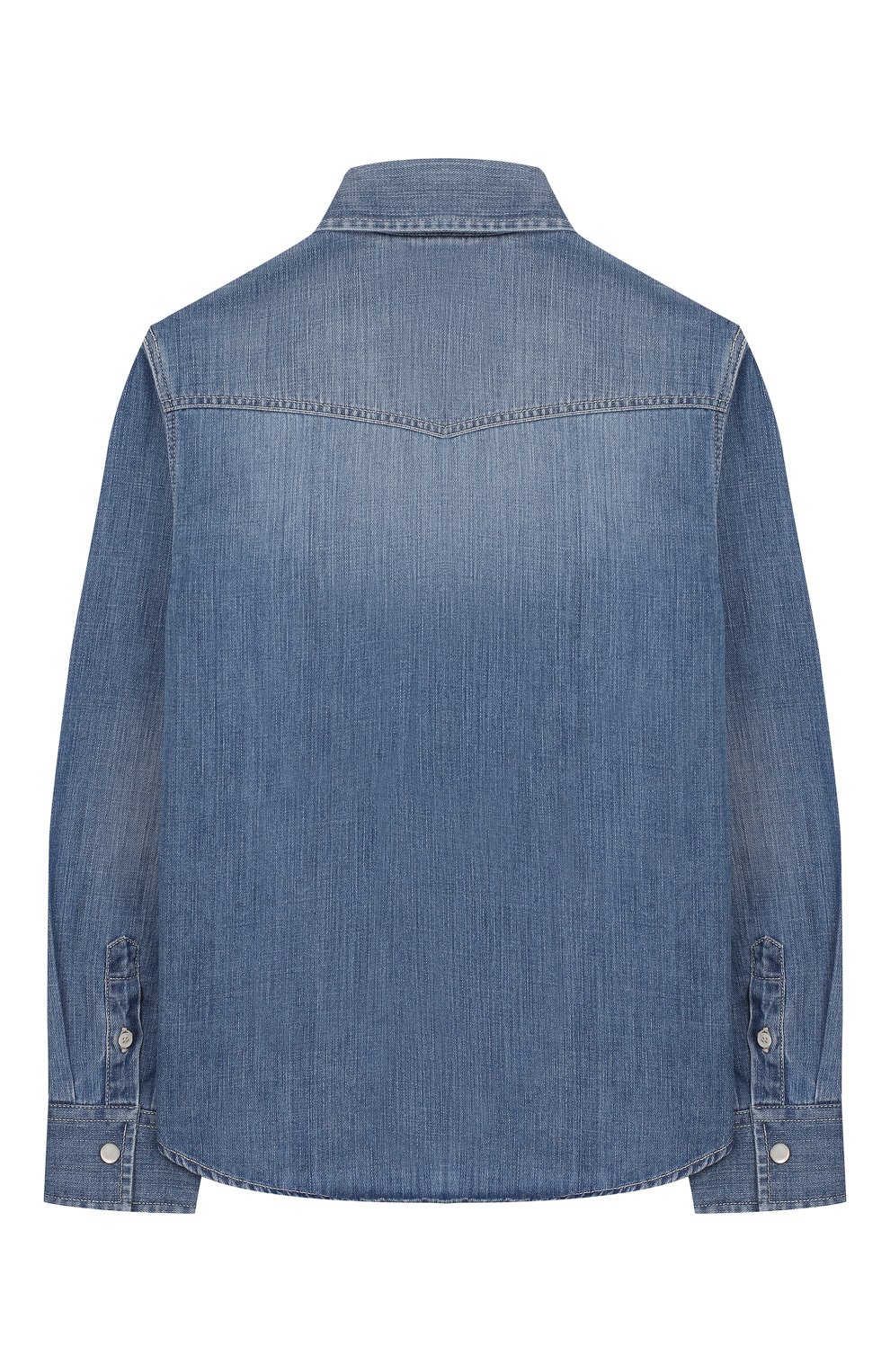 Хлопковая рубашка BRUNELLO CUCINELLI, арт. BE6454078B, фото 2