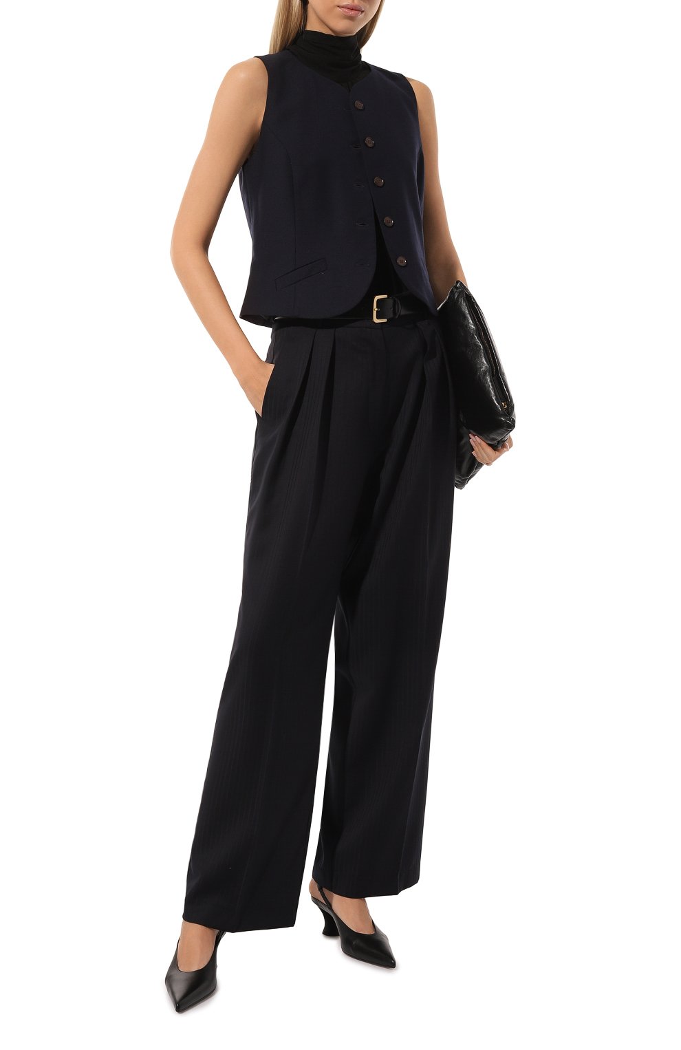 Жилет из шерсти и кашемира LESYANEBO, арт. LN03H-411_TH, фото 2