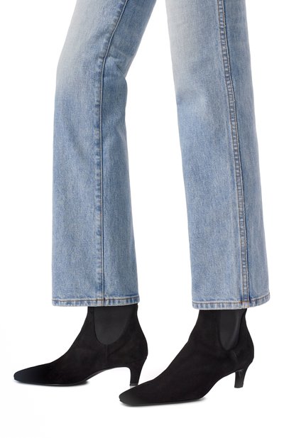 Замшевые ботильоны TOTEME черного цвета по цене 85800 руб., арт. 221-907-836, фото 3 Замшевые ботильоны TOTEME, арт. 221-907-836, фото 3