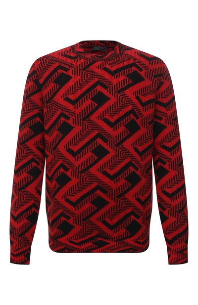 Мужской свитер из шерсти и кашемира PRADA, арт. UMB258-1ZJ2-F0N98-212