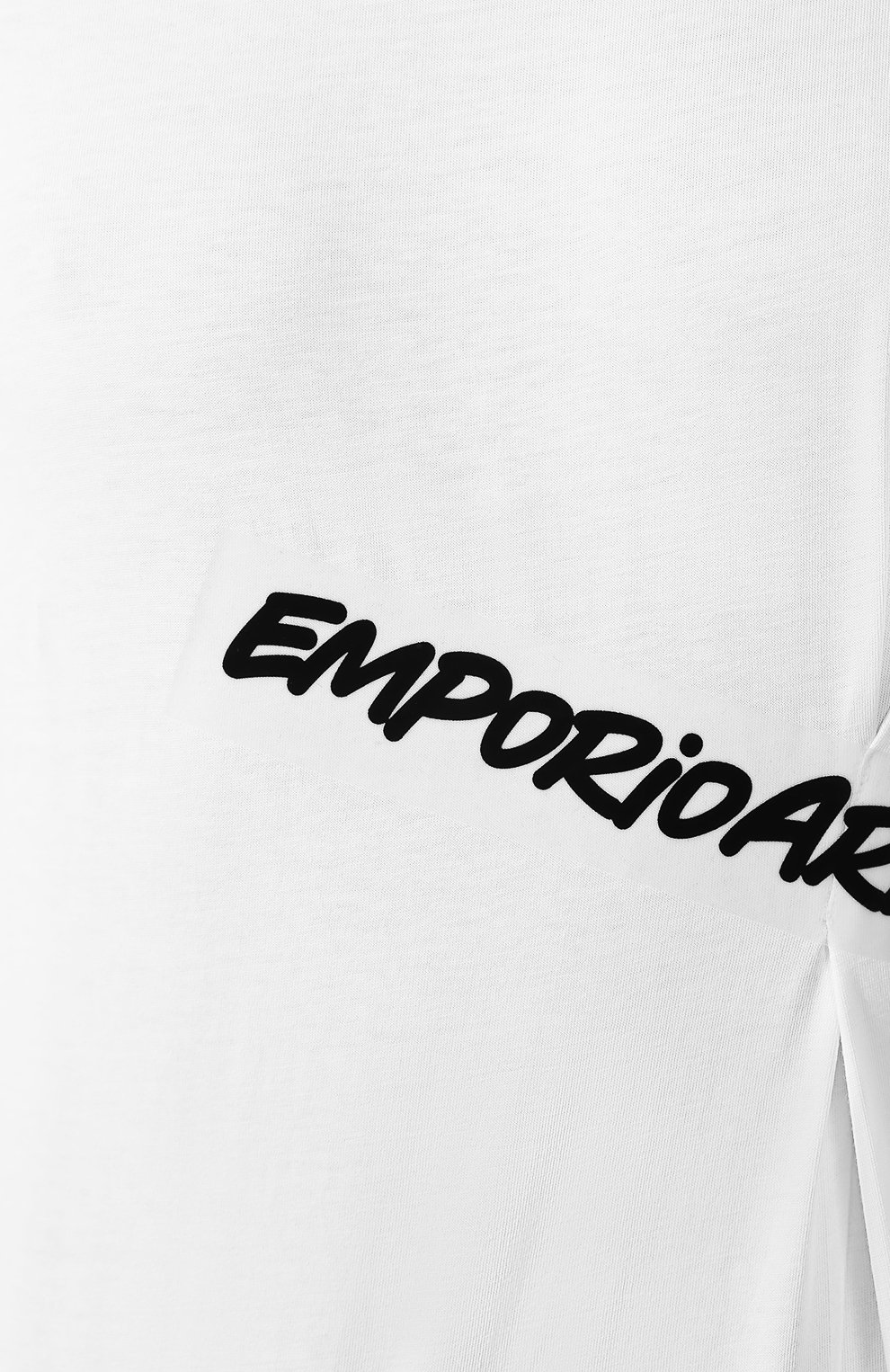 Хлопковая футболка EMPORIO ARMANI белого цвета по цене 14450 руб., арт. 3H2T7L/2J53Z, фото 5 Хлопковая футболка EMPORIO ARMANI, арт. 3H2T7L/2J53Z, фото 5