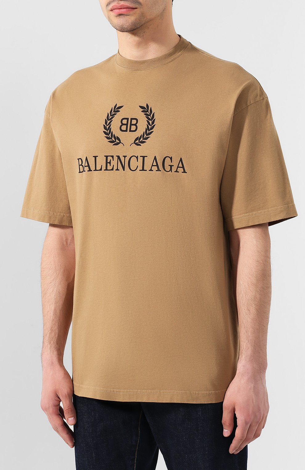 Хлопковая футболка BALENCIAGA, арт. 578139/TEV52, фото 3