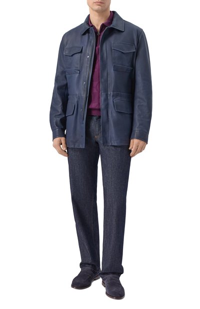 Кожаная куртка KITON, арт. UW2381V0818H, фото 2