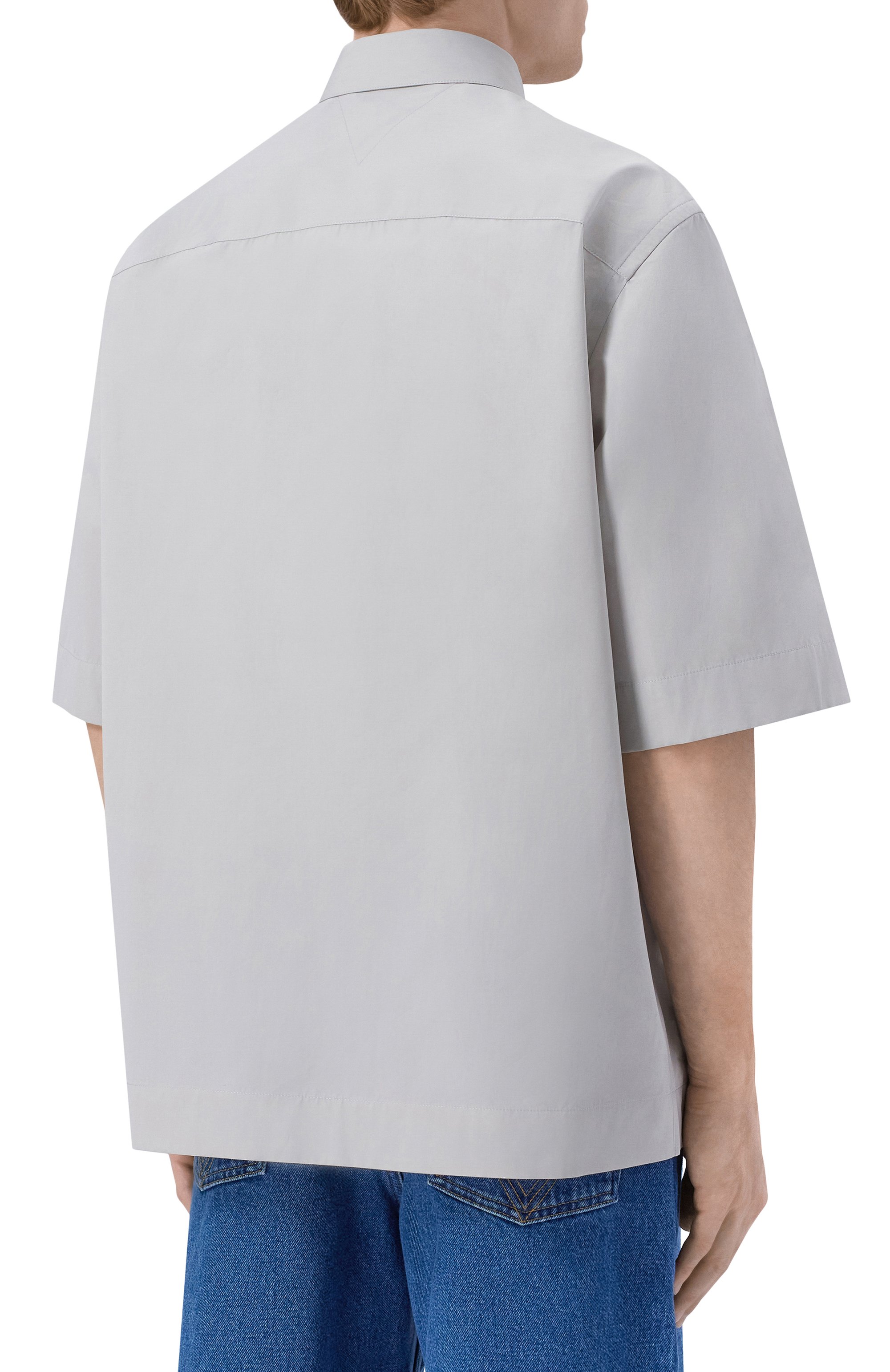 Хлопковая рубашка BOTTEGA VENETA, арт. 852469/V6CV0, фото 4