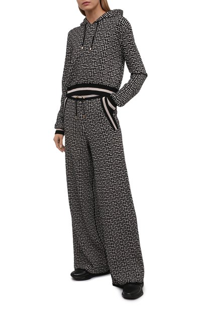 Брюки из шерсти и льна BALMAIN, арт. WF10B015/K256, фото 2