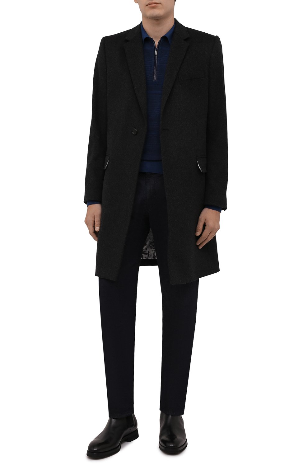 Поло с отделкой из кожи аллигатора ZILLI, арт. MBW-PZ122-MISC1/ML01/AMIS, фото 2