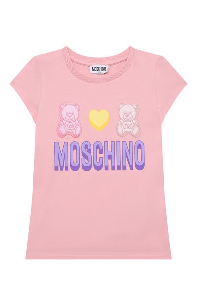 Хлопковая футболка MOSCHINO, арт. HCM042/LBA00/10A-14A, фото 1