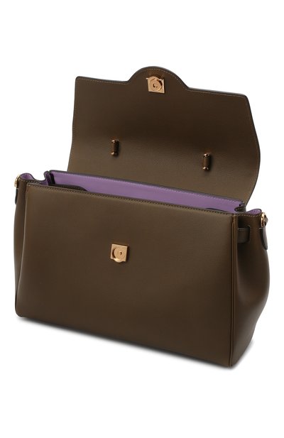 Сумка la medusa large VERSACE хаки цвета по цене 293500 руб., арт. DBFI038/DVIT2T, фото 4 Сумка la medusa large VERSACE, арт. DBFI038/DVIT2T, фото 4