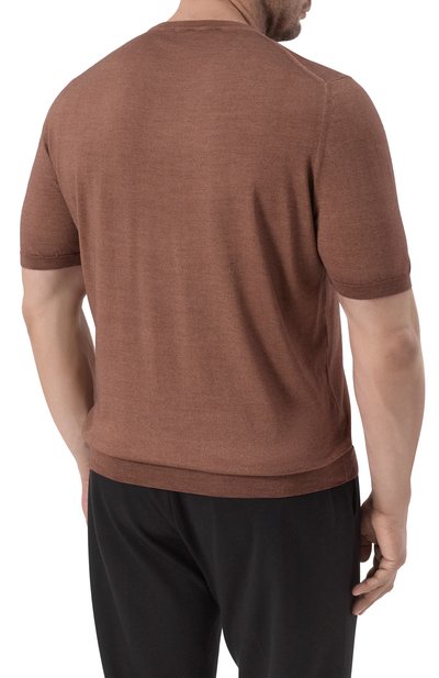 Джемпер из шерсти и шелка CANALI, арт. C0714B/MX01165, фото 4