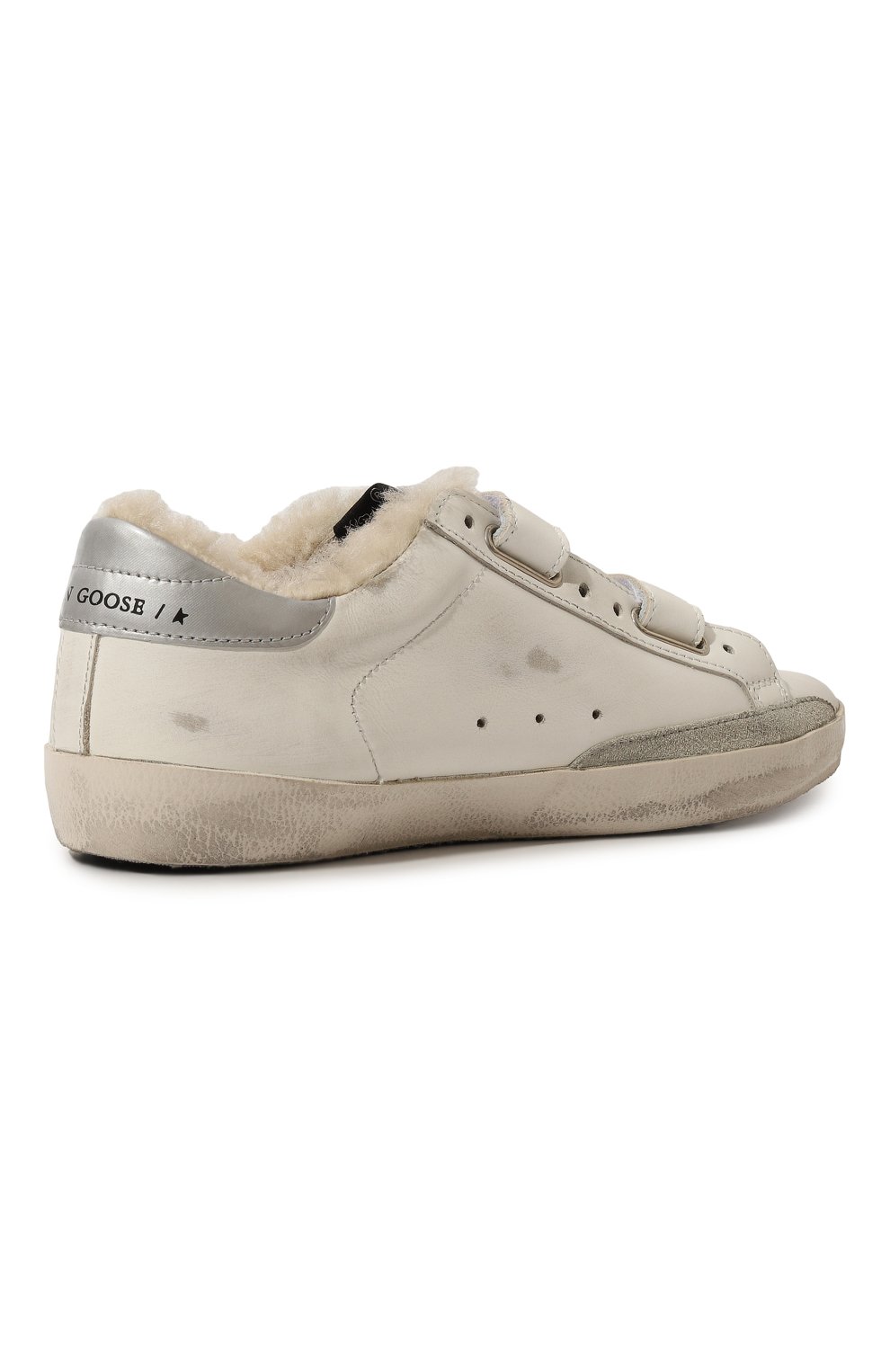 Кожаные кеды superstar GOLDEN GOOSE DELUXE BRAND, арт. GTF00111.F002827, фото 3