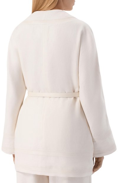 Льняное кимоно MVST белого цвета по цене 199500 руб., арт. M26.2PW.J900/T30, фото 4 Льняное кимоно MVST, арт. M26.2PW.J900/T30, фото 4