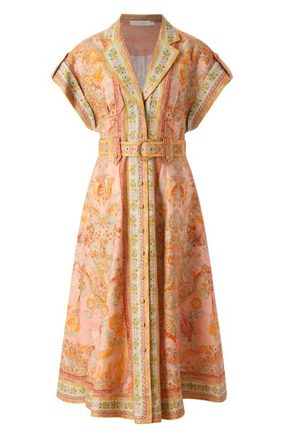 Женское льняное платье ZIMMERMANN, арт. 1073DRS252