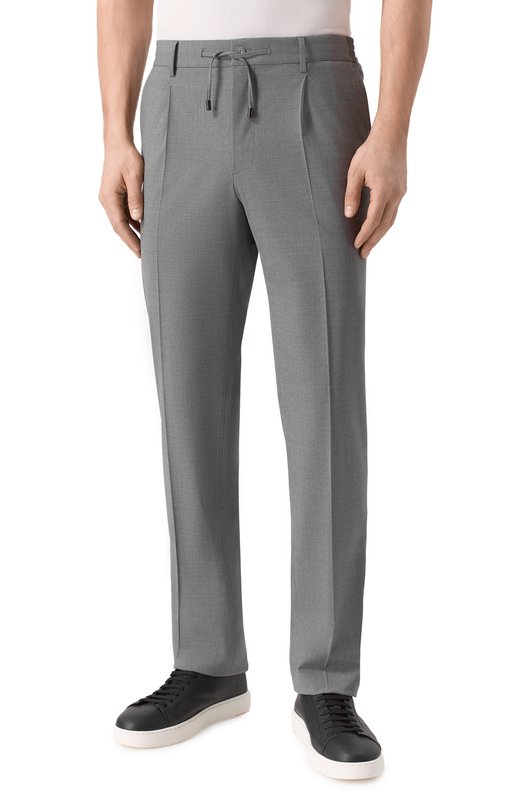 Шерстяные брюки Stefano Ricci M1T5100153/WEA02U Серый  M1T5100153/WEA02U Фото 3