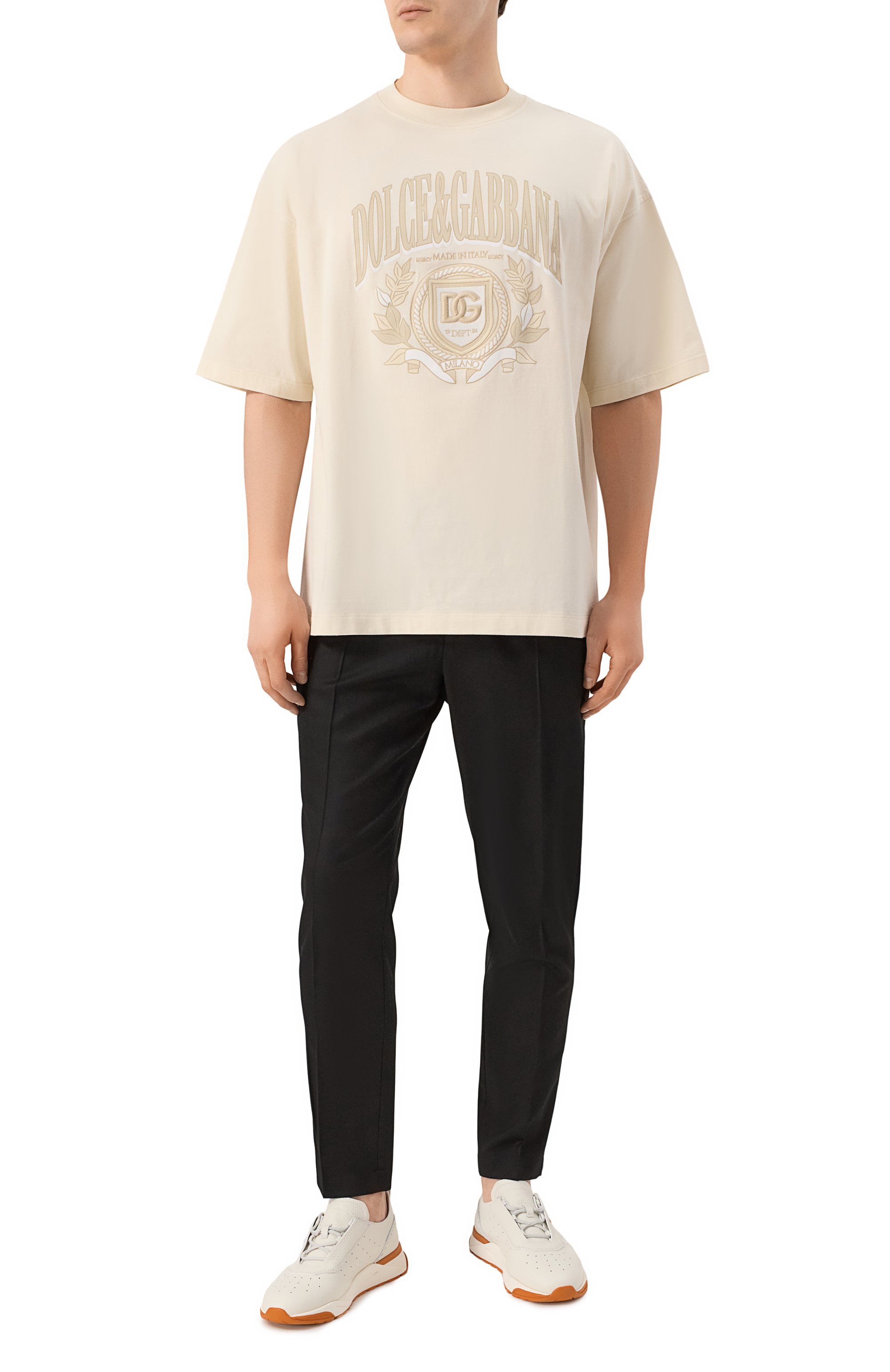 Хлопковая футболка DOLCE & GABBANA, арт. G8SH6Z/G702H, фото 2