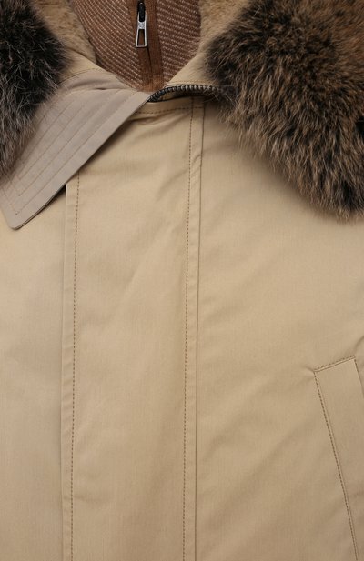 Пуховая парка с меховой подкладкой YVES SALOMON, арт. 21WHM00496A03X, фото 5