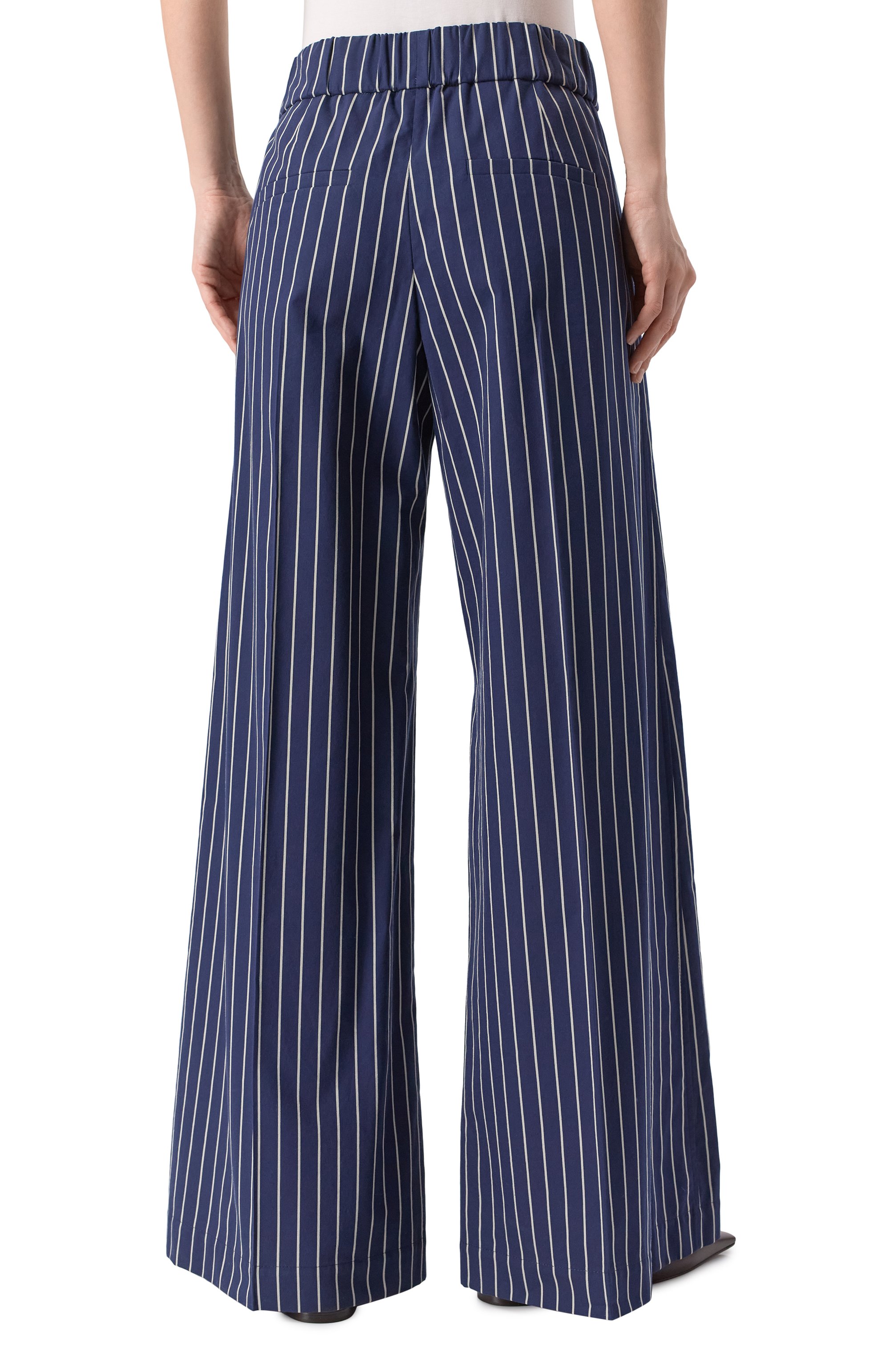 Брюки из хлопка и шелка BRUNELLO CUCINELLI, арт. MH541P8835, фото 4