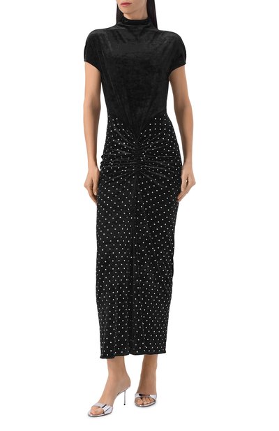 Бархатное платье ALAIA, арт. AA9R2896X094C, фото 2