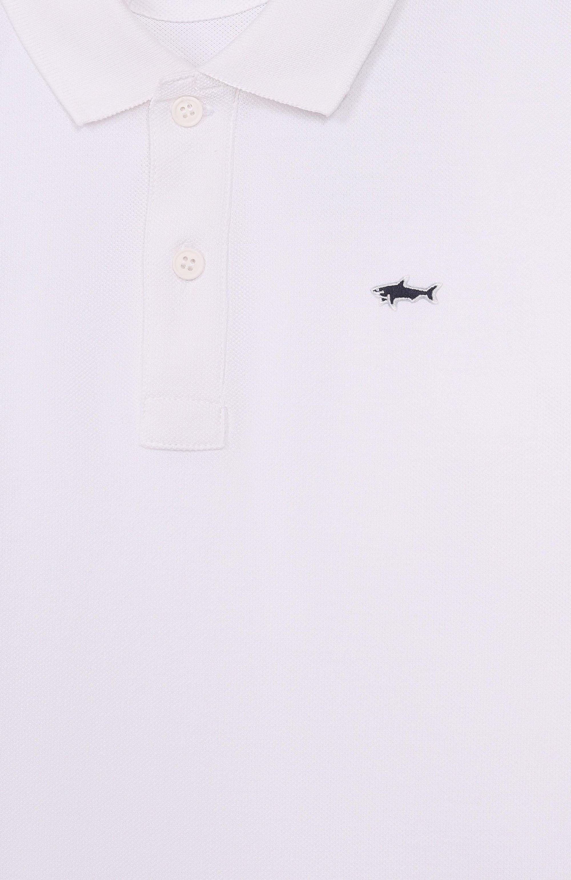 Хлопковое поло PAUL & SHARK JUNIOR, арт. WUM00C/LEA07/6A-8A, фото 3