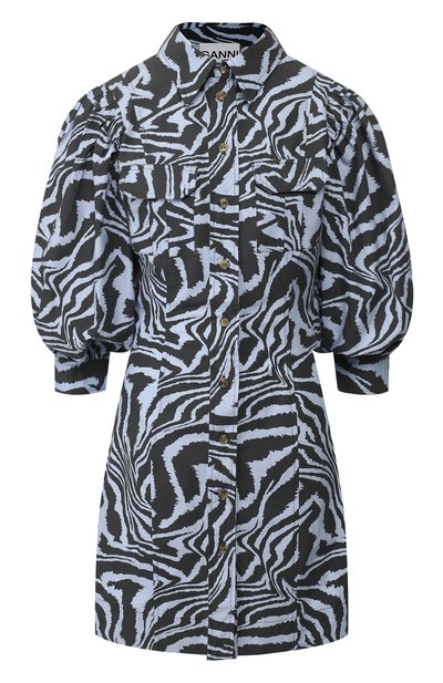 Хлопковое платье GANNI, арт. F4329, фото 1