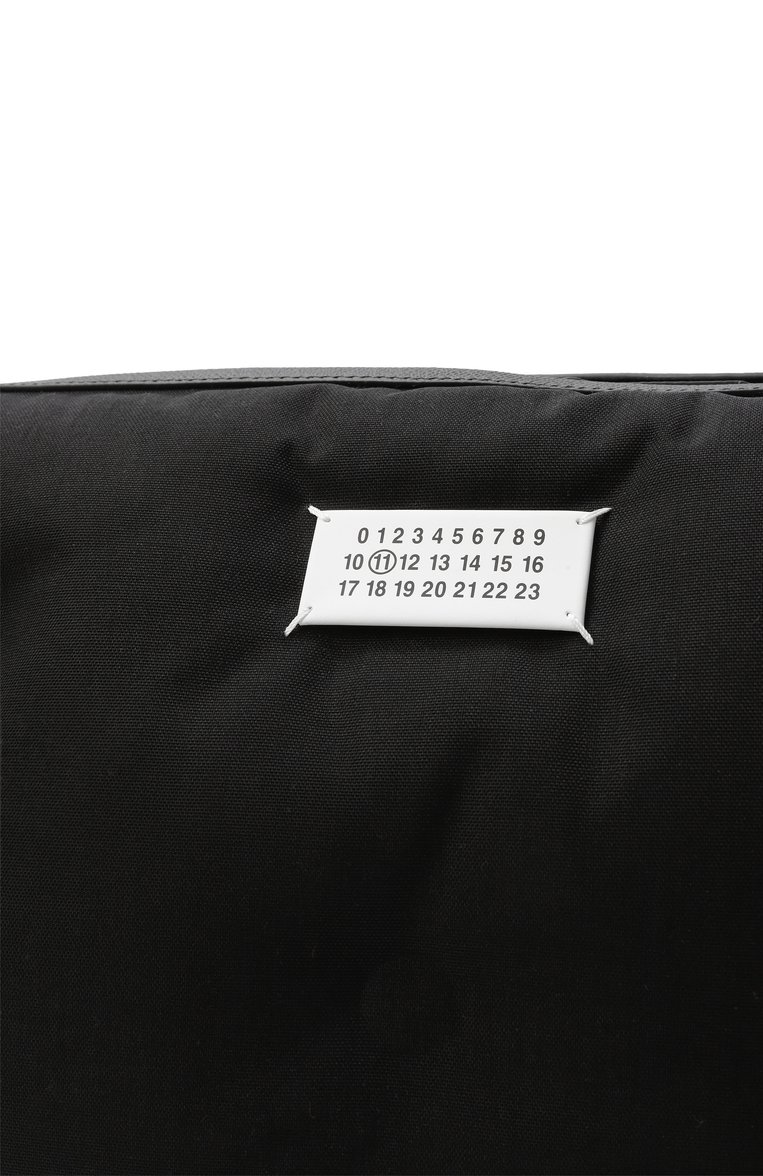 Мужская сумка glam slam MAISON MARGIELA черного цвета, арт. SB2WG0009/P1511 | Фото 3 (Размер: large; Материал: Текстиль; Ремень/цепочка: На ремешке; Автоматизация состава: Проставлено; Автоматизация ТО: Проставлено)