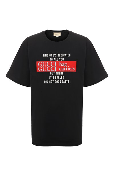 Хлопковая футболка GUCCI, арт. 616036 XJD1E, фото 1
