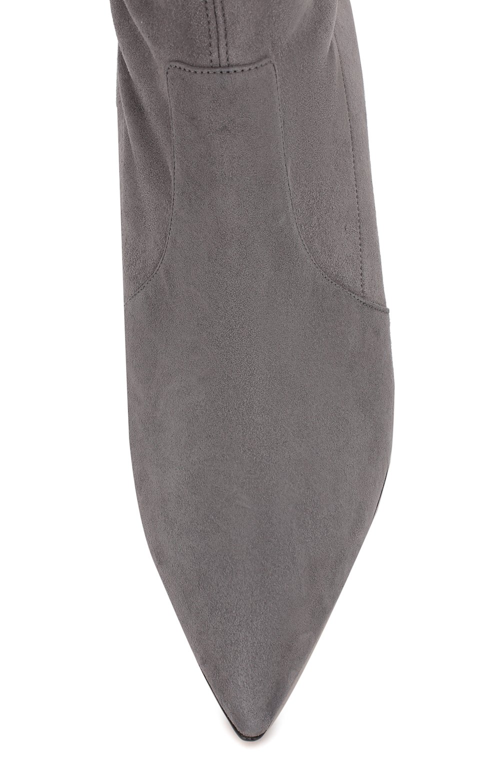 Замшевые ботфорты CASADEI темно-серого цвета по цене 145000 руб., арт. 1T853E0801T00059200, фото 5 Замшевые ботфорты CASADEI, арт. 1T853E0801T00059200, фото 5