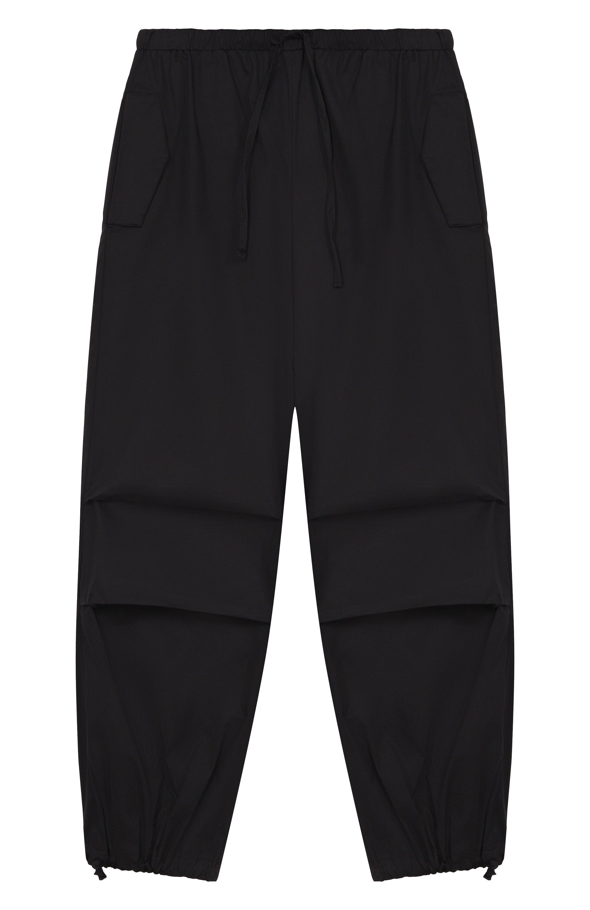 Хлопковые джоггеры MSGM KIDS черного цвета по цене 14950 руб., арт. S6MSJGPA095, фото 1 Хлопковые джоггеры MSGM KIDS, арт. S6MSJGPA095, фото 1