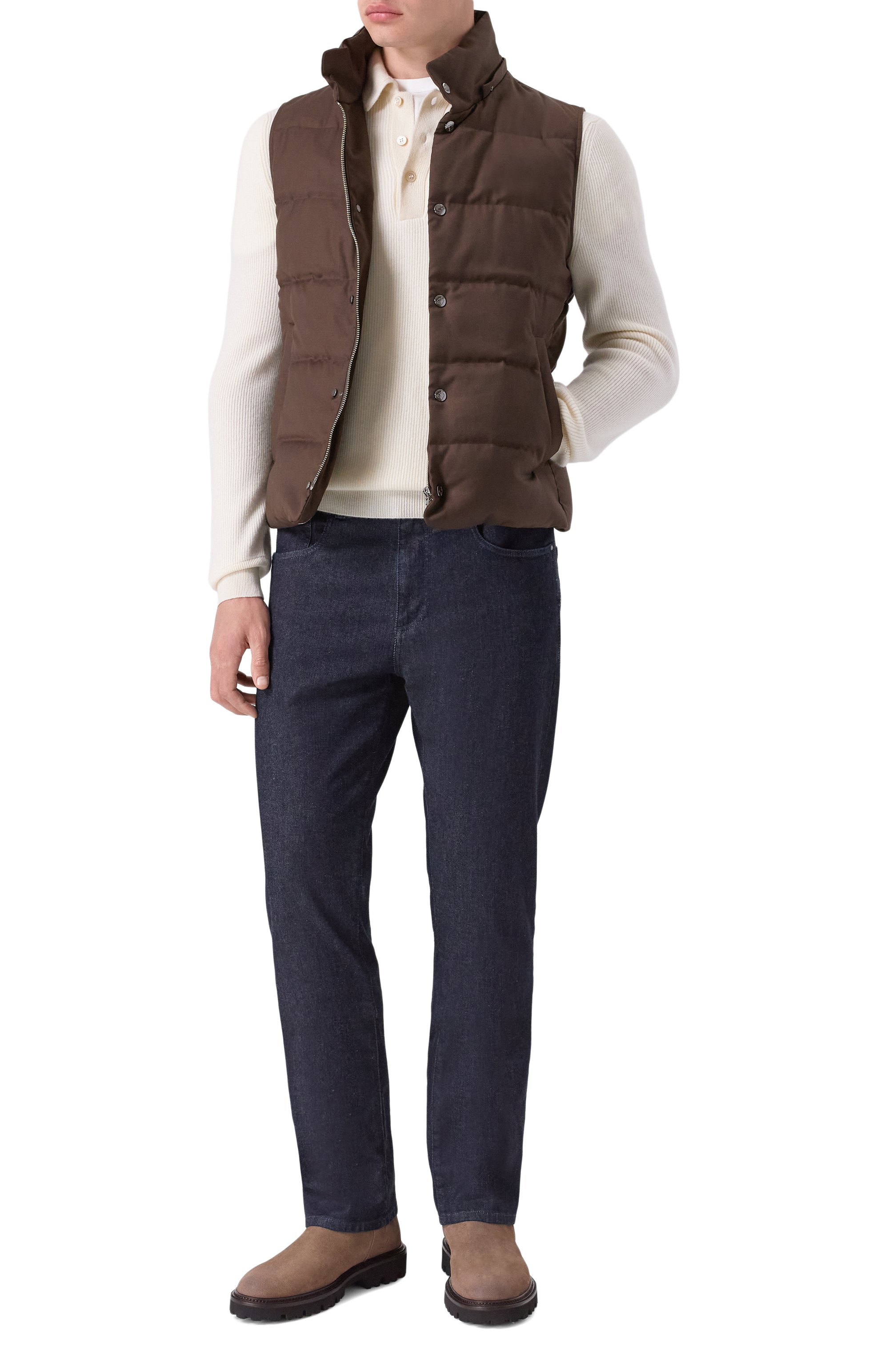 Замшевые челси julyo BOSS бежевого цвета по цене 36950 руб., арт. 50552572, фото 2 Замшевые челси julyo BOSS, арт. 50552572, фото 2