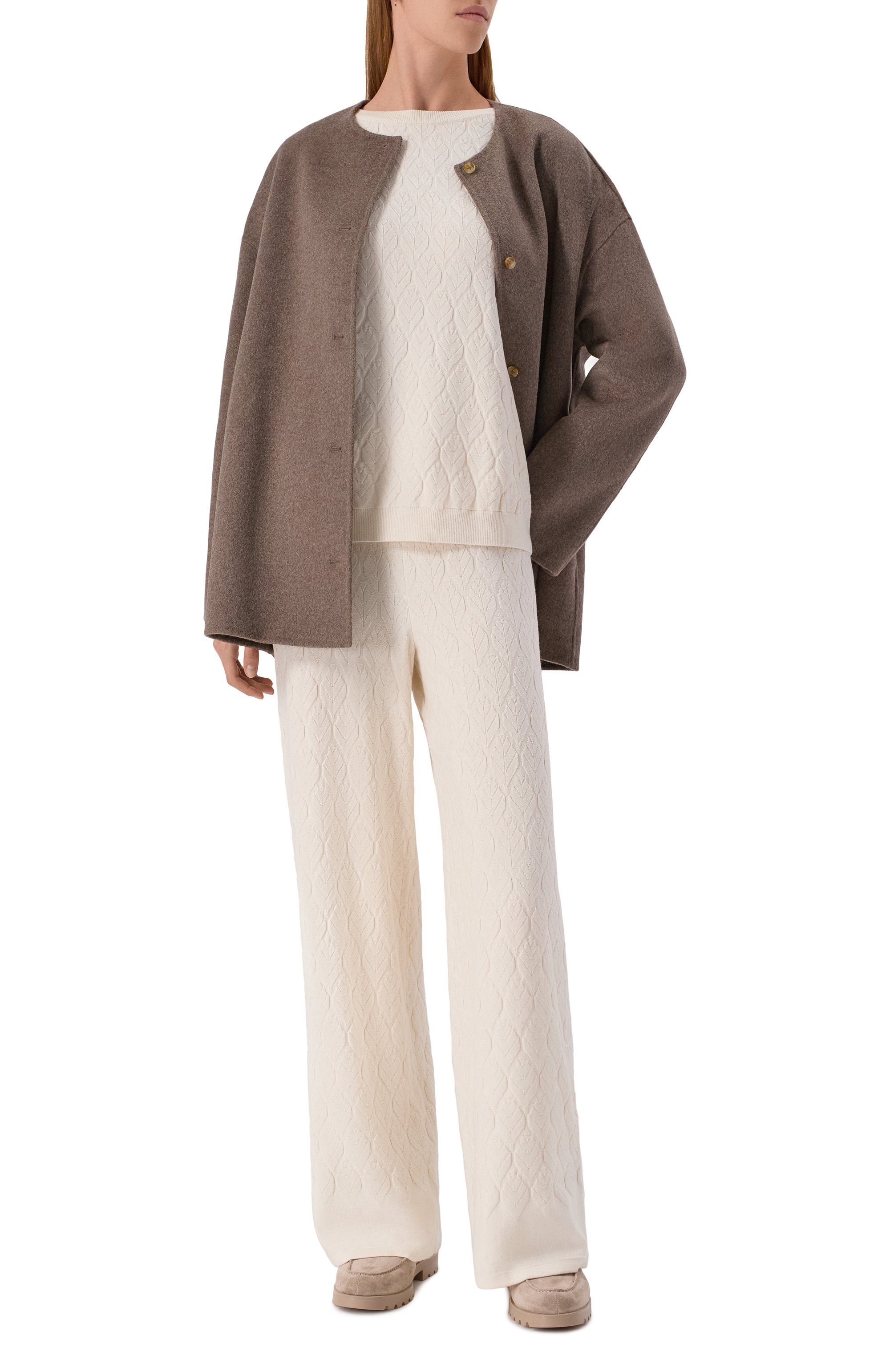 Брюки из шелка и кашемира FREEAGE, арт. W26.PT181.6030.101, фото 2