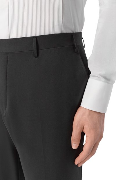 Шерстяные брюки CORNELIANI черного цвета по цене 54850 руб., арт. 275T09/2798150, фото 5 Шерстяные брюки CORNELIANI, арт. 275T09/2798150, фото 5