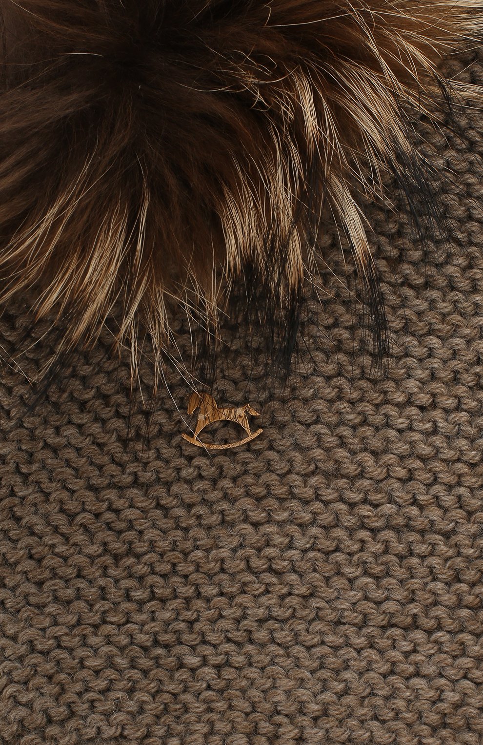 Шерстяная шапка CASILDA Y JIMENA светло-коричневого цвета по цене 10950 руб., арт. 755304019, фото 3 Шерстяная шапка CASILDA Y JIMENA, арт. 755304019, фото 3