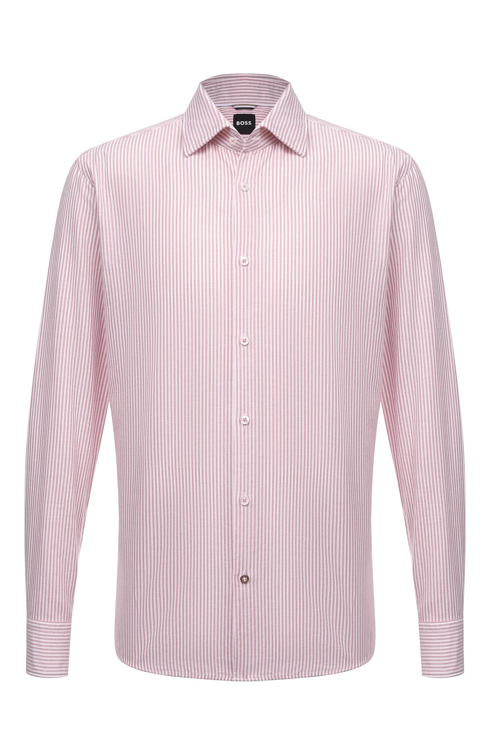 Рубашка из хлопка и льна BOSS, арт. 50469811, фото 1