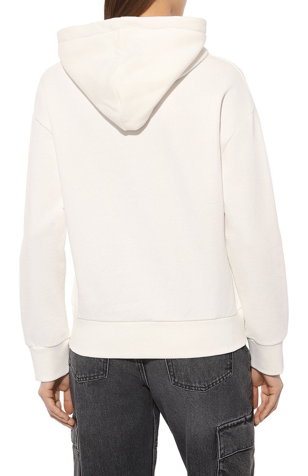 Хлопковое худи A.P.C. белого цвета по цене 23300 руб., арт. C0EIP-F27624, фото 4 Хлопковое худи A.P.C., арт. C0EIP-F27624, фото 4