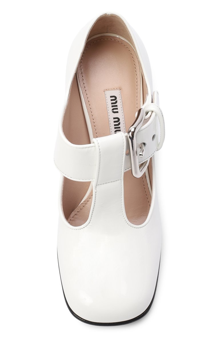 Кожаные туфли MIU MIU, арт. 5I242D-3AQF-F0009, фото 4