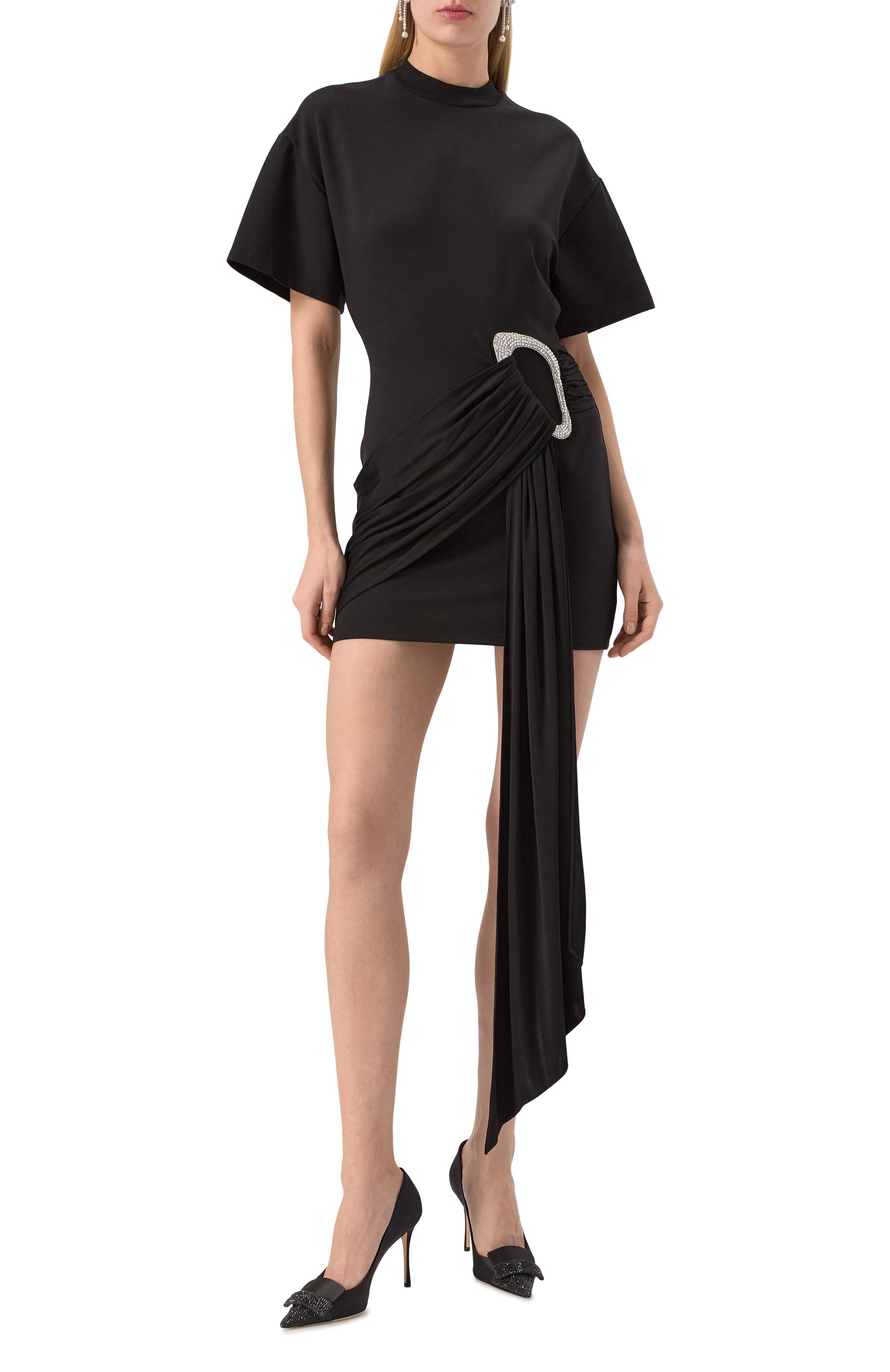 Платье с отделкой стразами DAVID KOMA, арт. RE25DK12D, фото 2