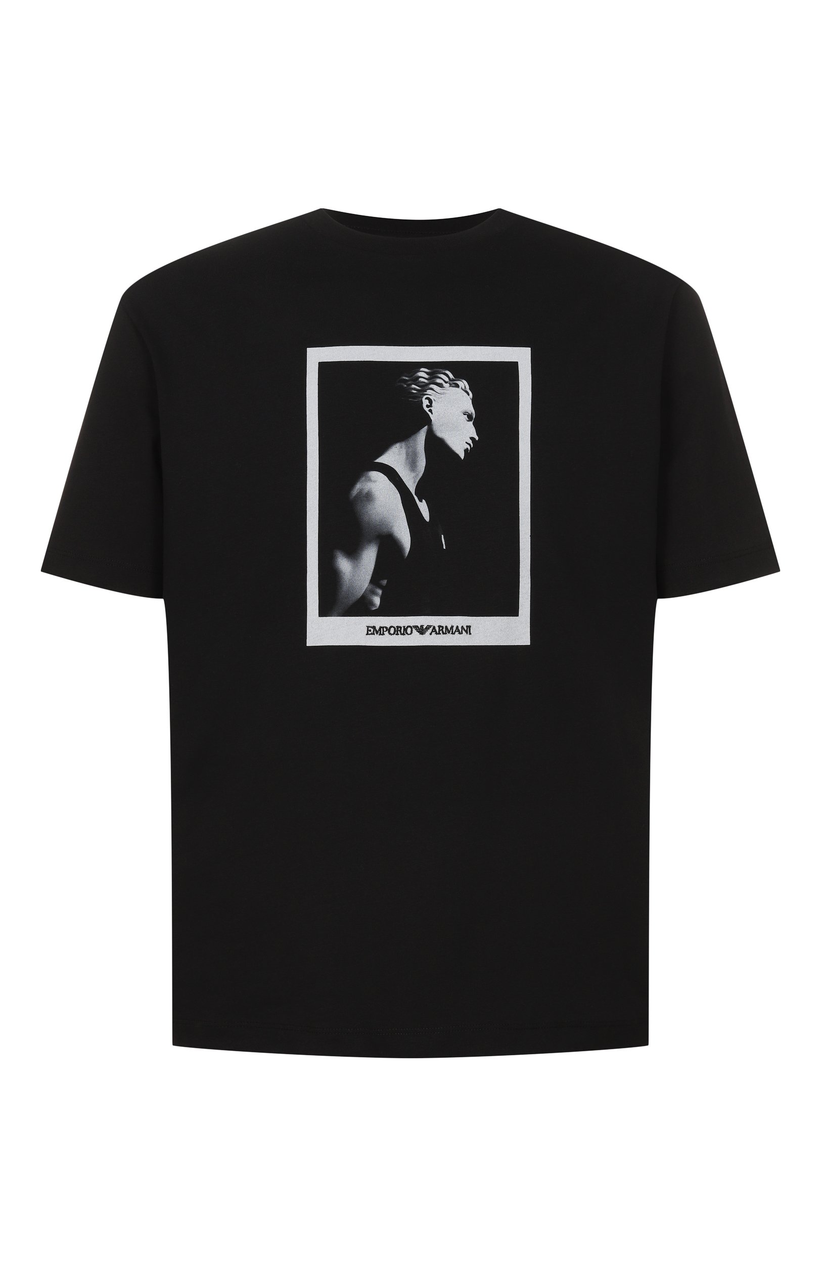 Хлопковая футболка EMPORIO ARMANI, арт. EM006931/AF23082, фото 1
