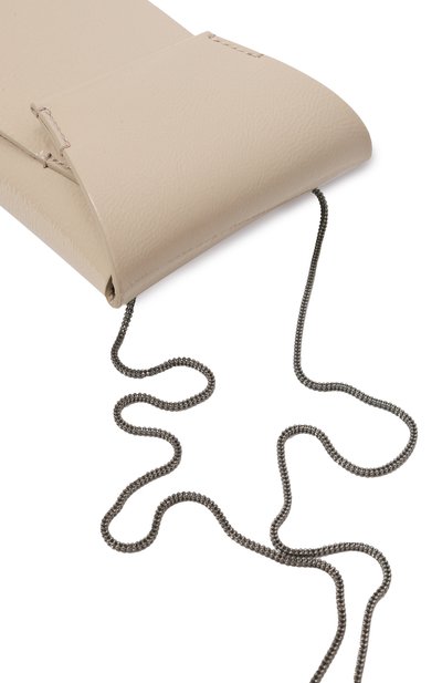 Кожаный чехол для iphone BRUNELLO CUCINELLI бежевого цвета по цене 78050 руб., арт. MWNKDB1357, фото 3 Кожаный чехол для iphone BRUNELLO CUCINELLI, арт. MWNKDB1357, фото 3