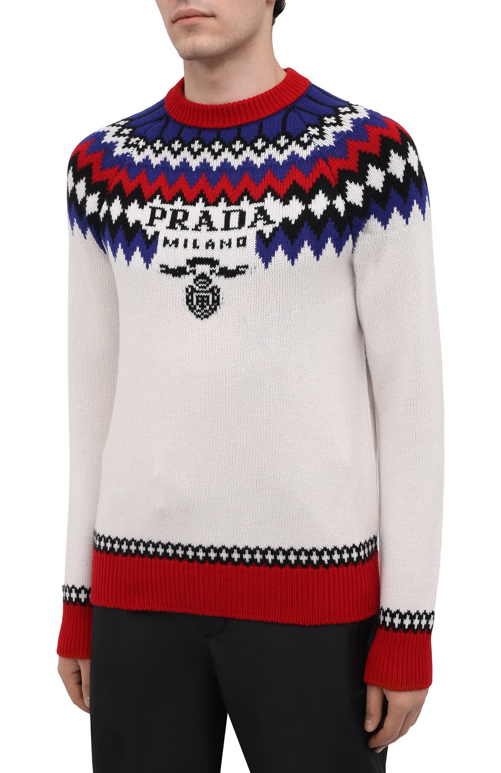 Кашемировый свитер PRADA, арт. UMB340-10P8-F0009-212, фото 3